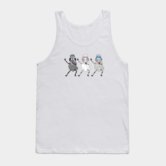 Dancing Sheeps Tank Top by Sci-Emily